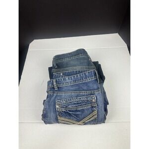 TK Axel Jeans Men 36x32 Treadwell Baggy Relaxed Straight Leg Y2K Skater Lot Of 2